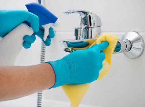 Upholstery cleaning process for a sofa in Maze Hill home